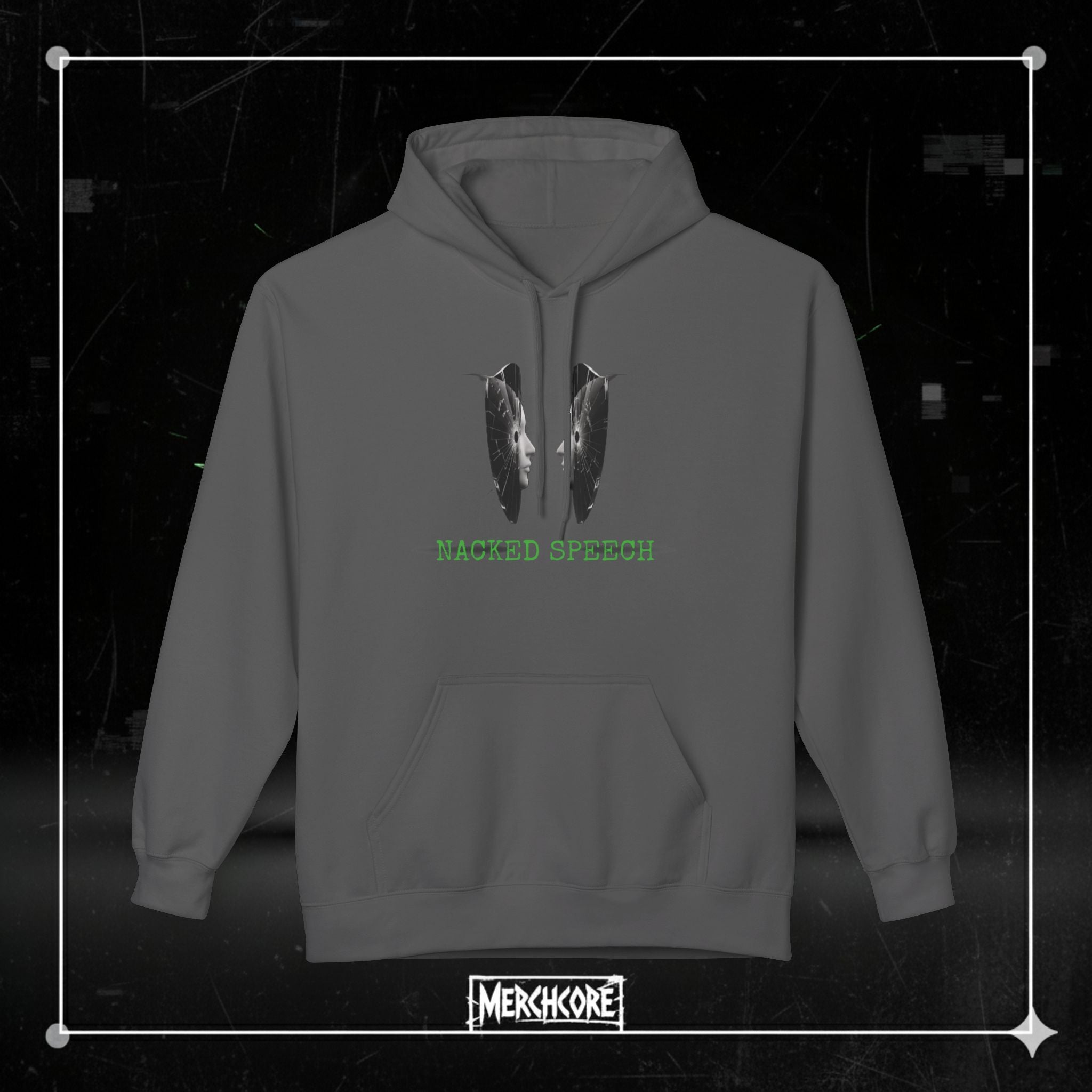 NACKED SPEECH // Digital Fragment Hoodie