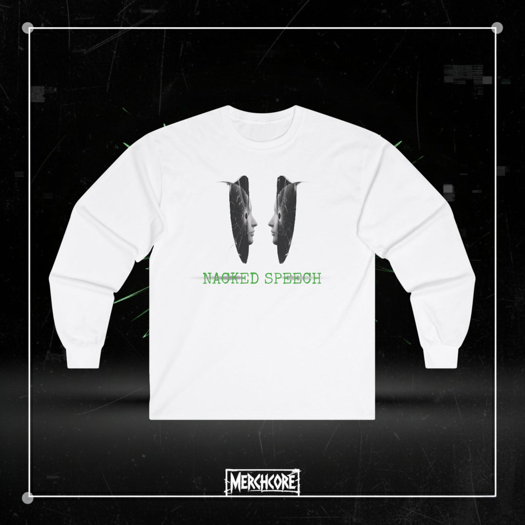MerchCore - NACKED SPEECH - Long Sleeve - Digital Fragment