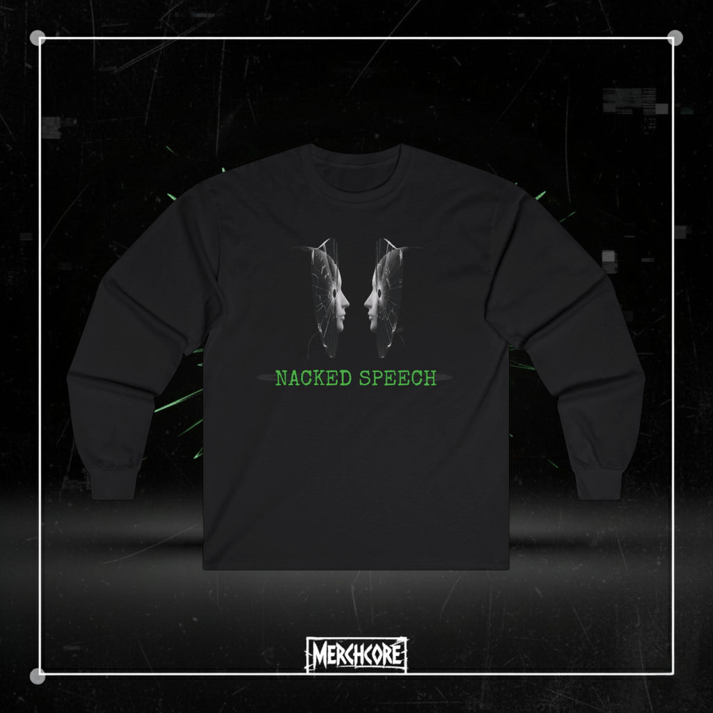 MerchCore - NACKED SPEECH - Long Sleeve - Digital Fragment
