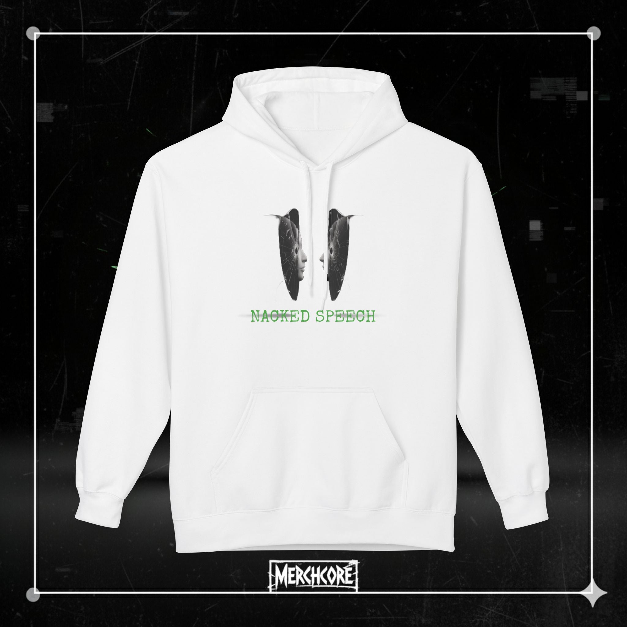 NACKED SPEECH // Digital Fragment Hoodie